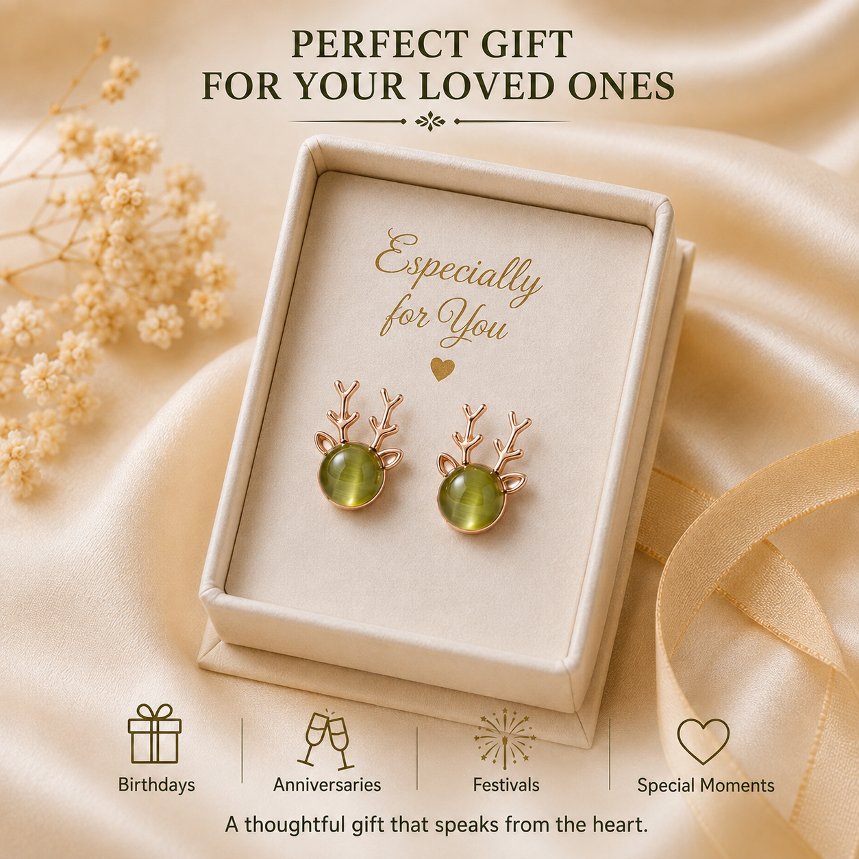 VyomBox Gold Plated Alloy Stud Earrings for Women and Girls