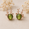 VyomBox Gold Plated Alloy Stud Earrings for Women and Girls