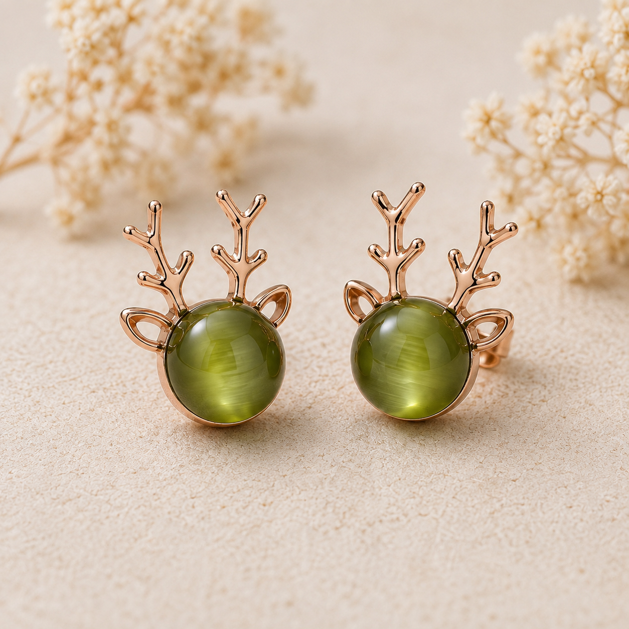 VyomBox Gold Plated Alloy Stud Earrings for Women and Girls