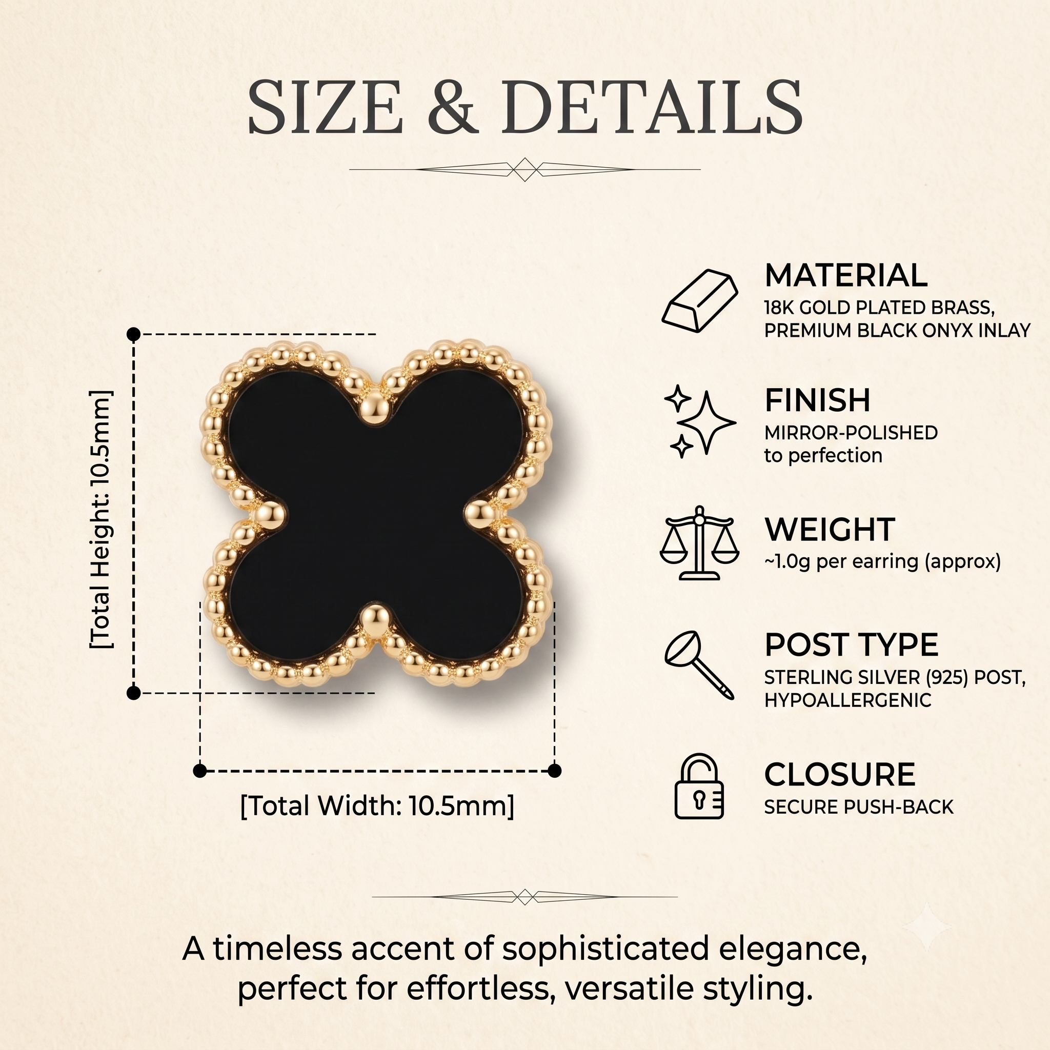 Stylish  Clover Stud Earrings for Women & Girls | Trendy Fashion Jewellery for Daily & Party Wear