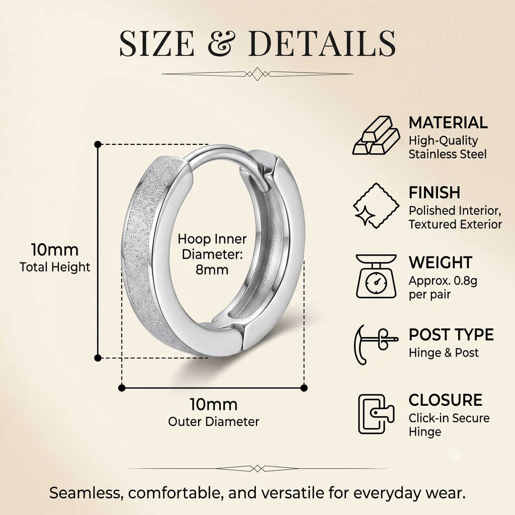 Trendy Stainless Steel Curated Earring Set for Women & Girls | Silver Combo Pack Multi-Pack Fashion Jewellery for Daily, Office & Party Wear