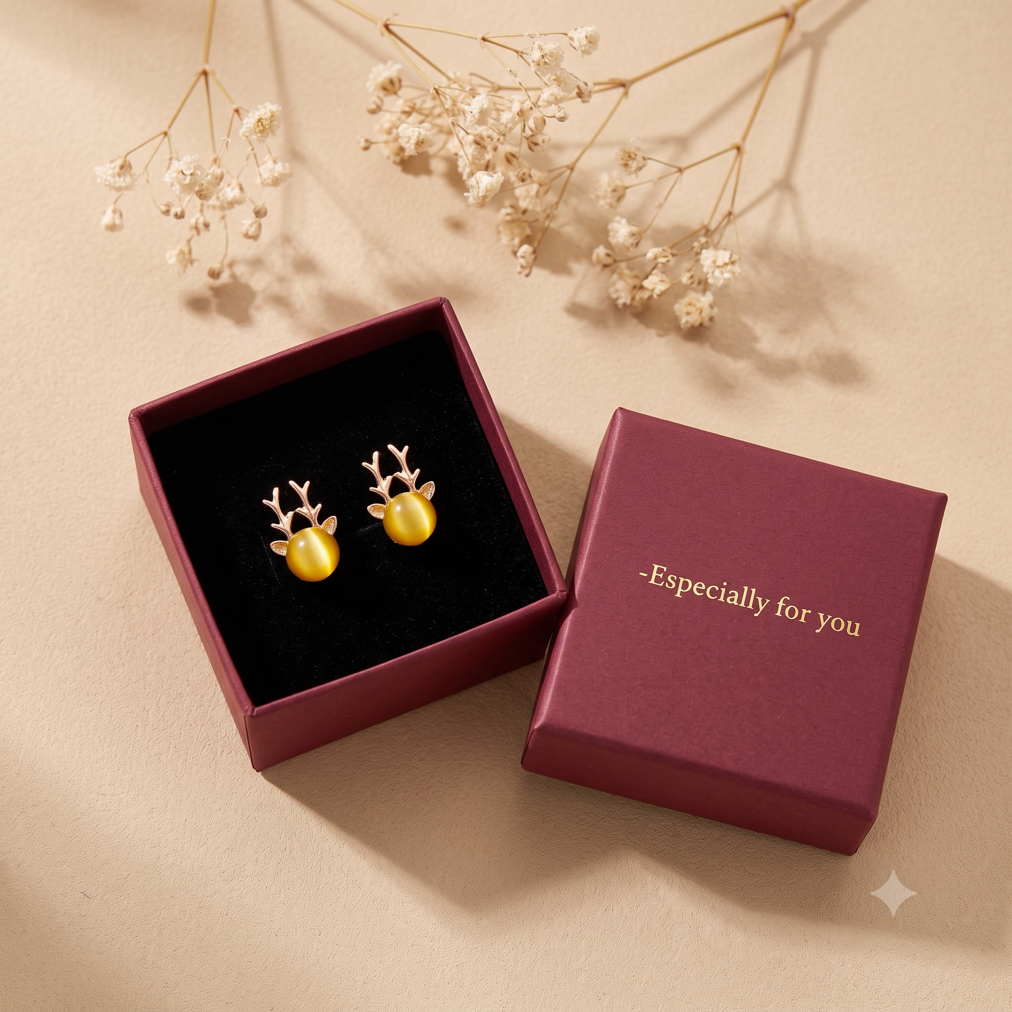VyomBox Gold Plated Alloy Stud Earrings for Women and Girls